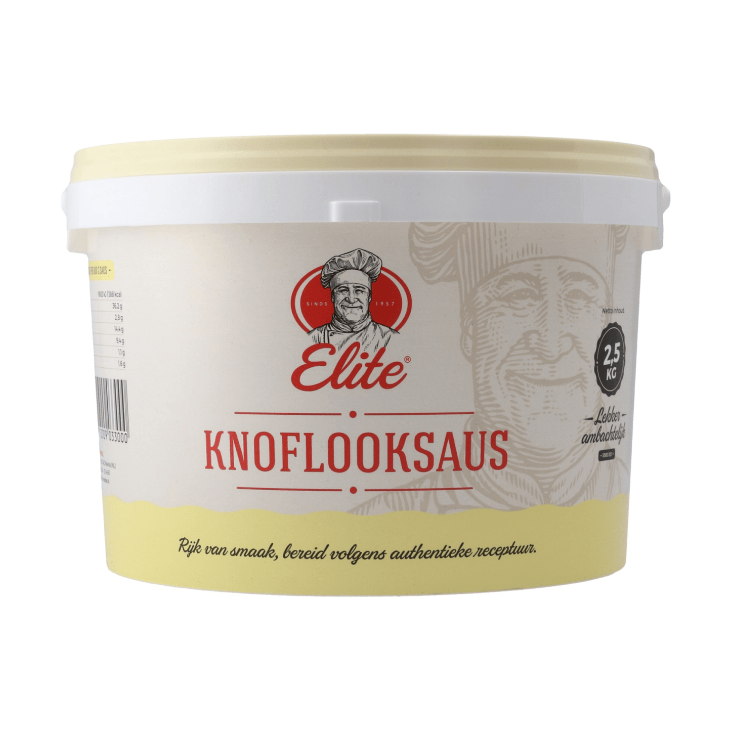 Sauce à l'ail Elite (2,5 kilos)
