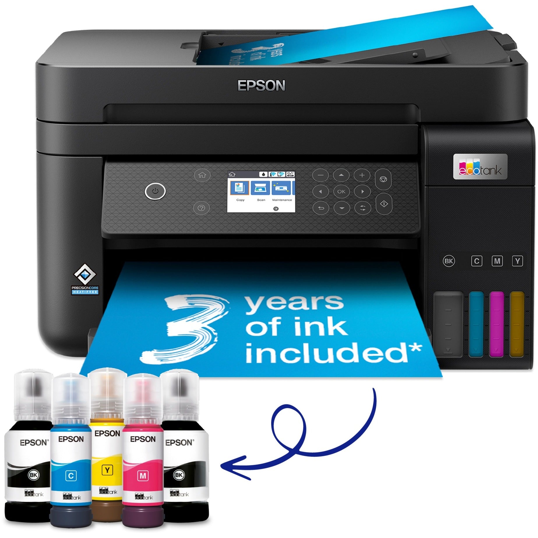 Epson Ecotank ET-3850 A4 Imprimante Wi-Fi multifonctionnelle
