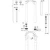 Rockshox sus.f.Fork RS Judy Sil.tk Oneloc Black
