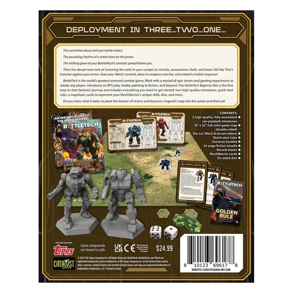 Battletech du réseau des joueurs européens: Boîte débutante (40e anniversaire)