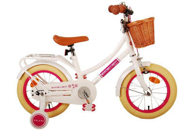 Volare Excellent vélo pour enfants - Girls - 14 pouces - blanc