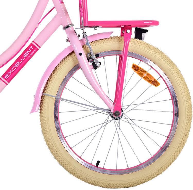 Volare Excellent vélo pour enfants - Girls - 20 pouces - Pink - Deux freins à main