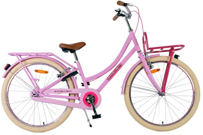 Volare Volare Children's Bike Girls 24 pouces rose deux freins à deux mains