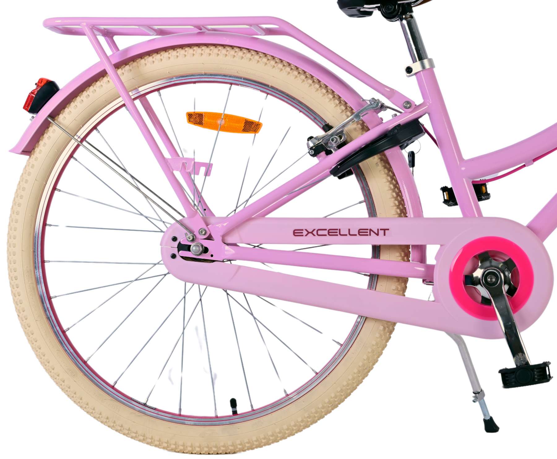 Volare Volare Children's Bike Girls 24 pouces rose deux freins à deux mains