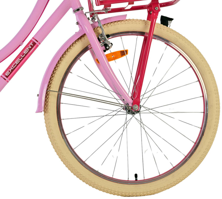 Volare Volare Children's Bike Girls 24 pouces rose deux freins à deux mains