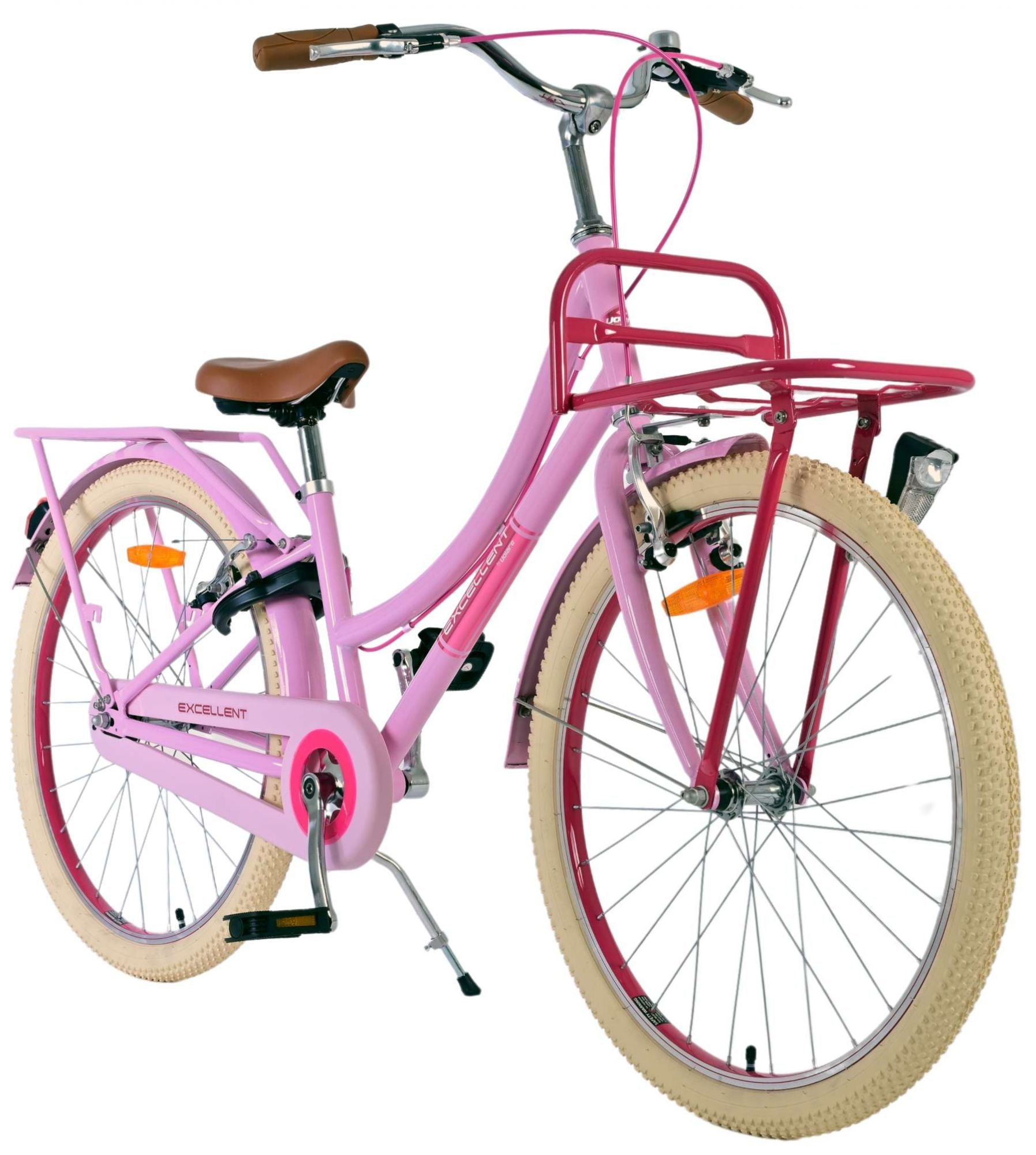 Volare Volare Children's Bike Girls 24 pouces rose deux freins à deux mains