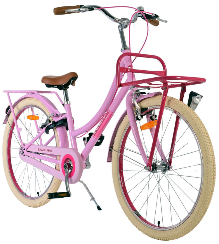 Volare Volare Children's Bike Girls 24 pouces rose deux freins à deux mains