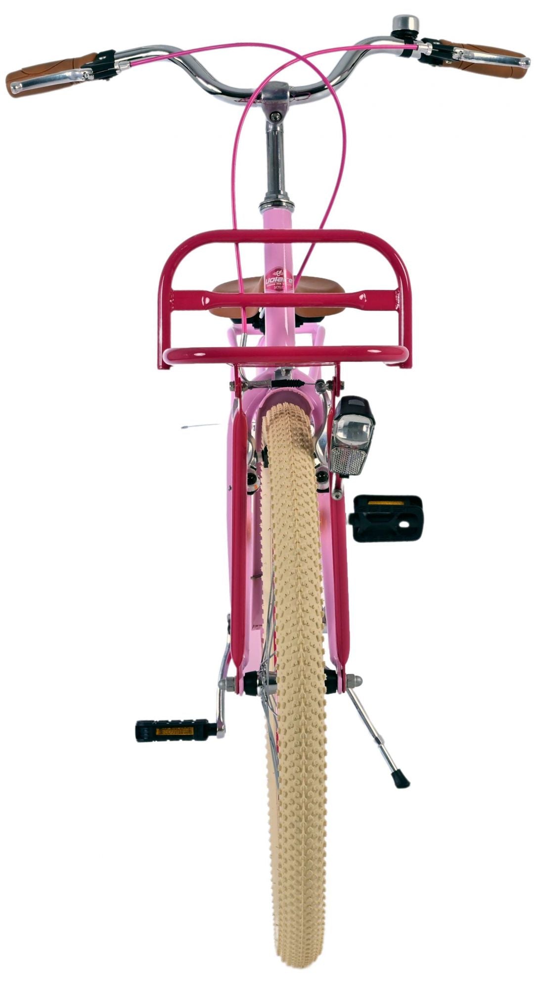 Volare Volare Children's Bike Girls 24 pouces rose deux freins à deux mains