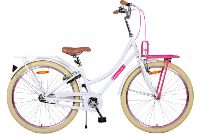 Volare Excellent vélo pour enfants - Girls - 26 pouces - blanc - deux freins à main