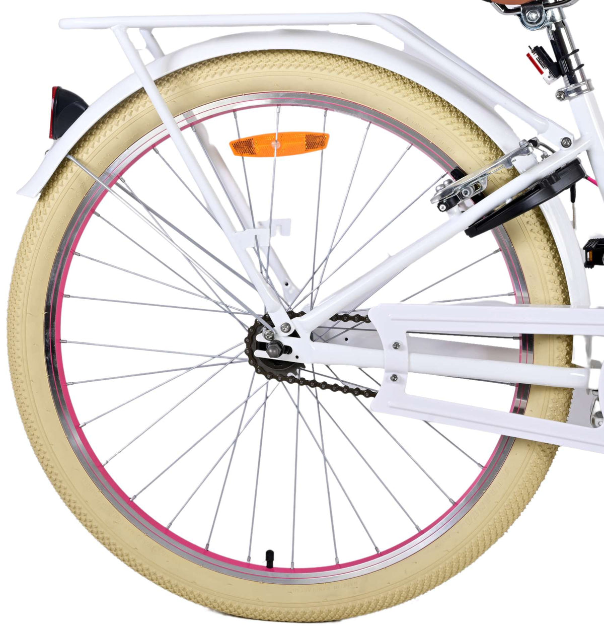 Volare Excellent vélo pour enfants - Girls - 26 pouces - blanc - deux freins à main