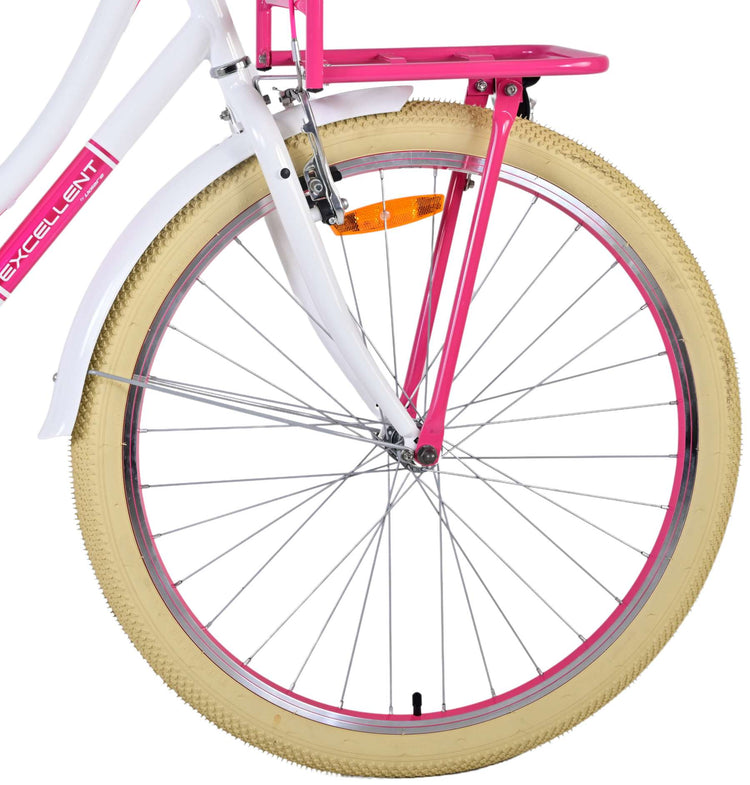 Volare Excellent vélo pour enfants - Girls - 26 pouces - blanc - deux freins à main