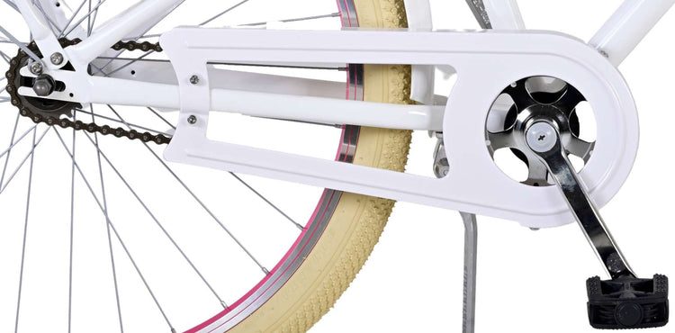Volare Excellent vélo pour enfants - Girls - 26 pouces - blanc - deux freins à main