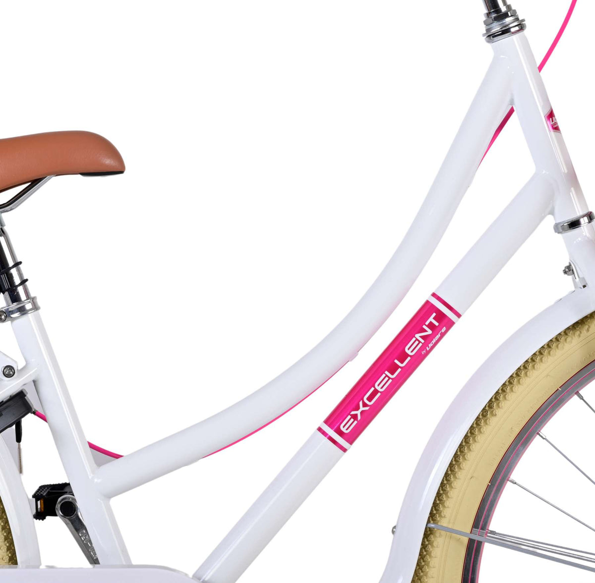 Volare Excellent vélo pour enfants - Girls - 26 pouces - blanc - deux freins à main