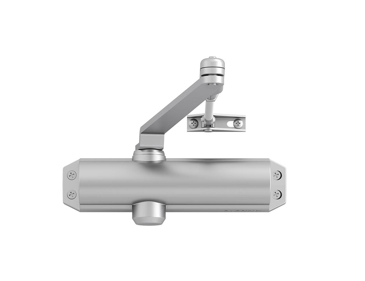 Assa Abloy DC120 ferme-porte et 2 3 | y compris bras à ciseaux | couleur argent ev1. | 180-15° - 10037201