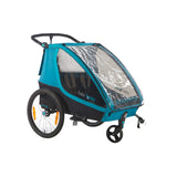 Mirage Tommy Children's Bike Cart - Cadre en aluminium, Wielvering, 3-point Gordel, Blue, 2021 - afbeelding 5