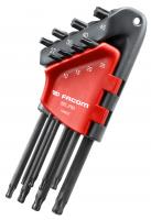 Facom jeu de 8 clés hexagonales torx longues à rotule