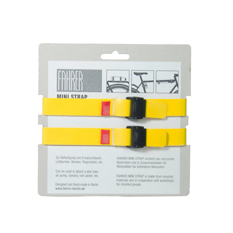 Fahrer cargo mini sangle M 35x2 cm jaune (2 pièces)
