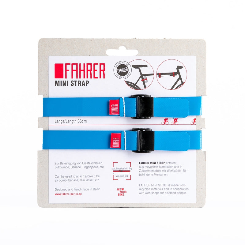 Fahrer cargo mini sangle M 35x2 cm bleu clair (2 pièces)