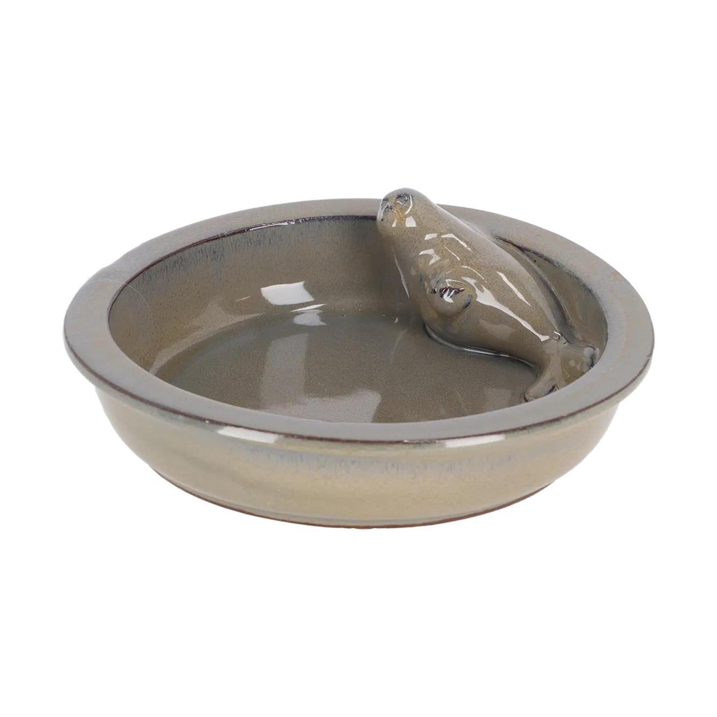 Bain d'oiseaux design Esschert autour du phoque