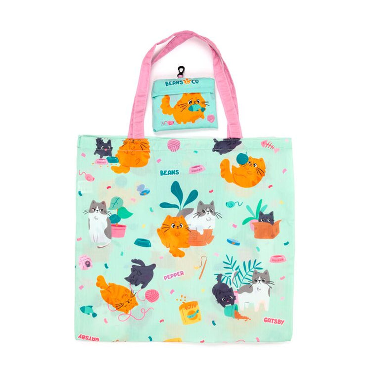 Sac pliable en Rpet - beans co cats