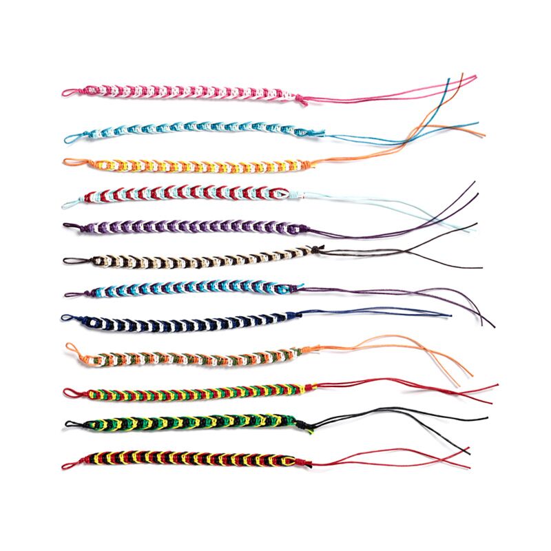 Bracelets d'amitié - à plat plié