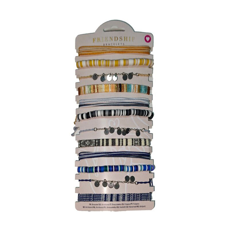 Bracelets de mode - tissés avec des charms