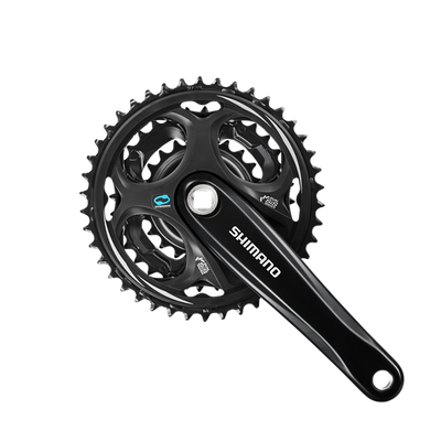 Pédalier Shimano efcm311c222xl altus 7 8 vitesses. 170 42x32x22 noir (- 4,5 mm de profondeur)