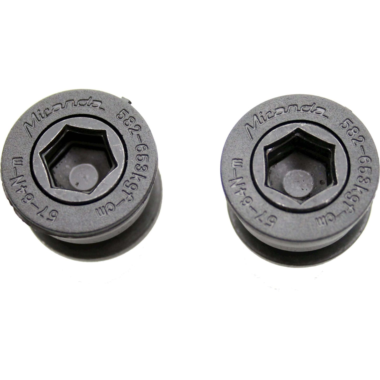 Jeu de vis de pédalier bosch 3 bni m10x1x12 miranda crank bolt