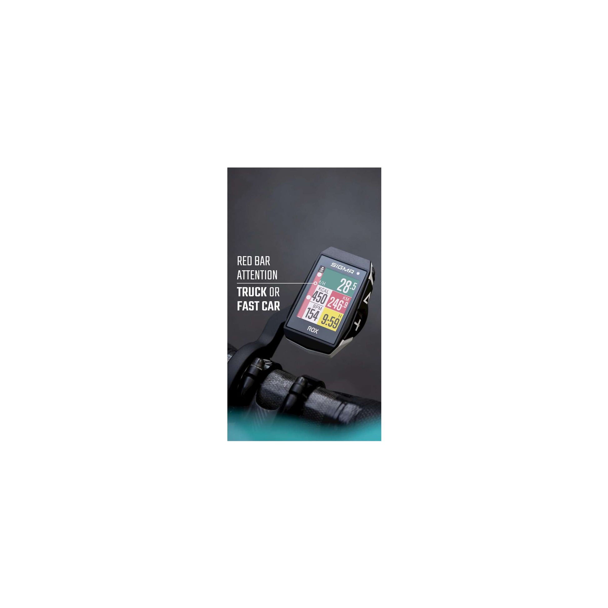 Sigma Rox 11.1 EVO GPS SW SWO Stand Simple Holder + USB-C Câble de chargement