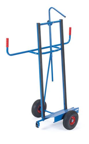 Fetra plate trolley with solid rubber tires