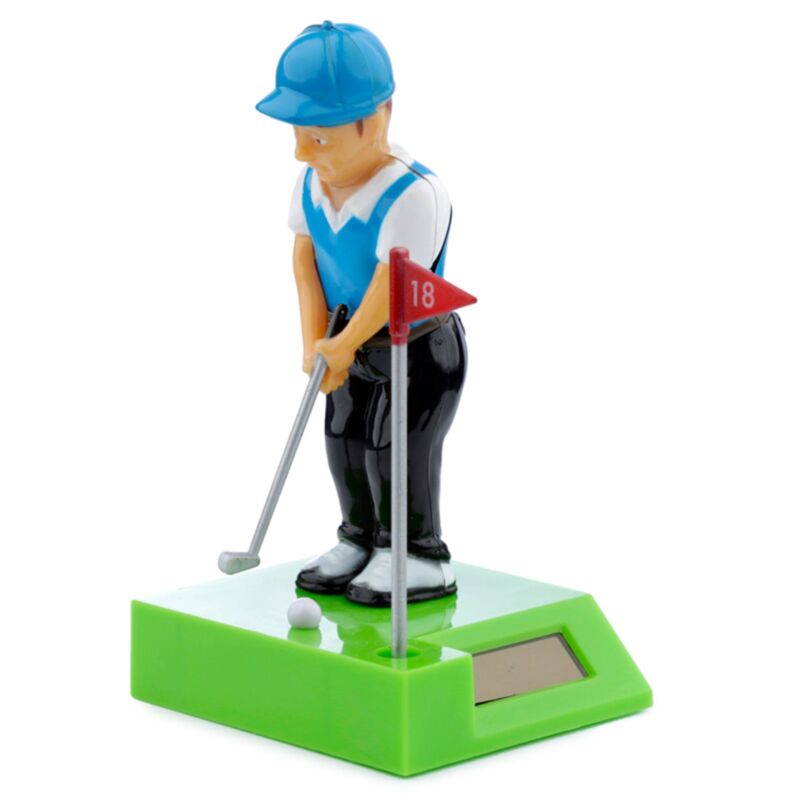 Figurine de copain solaire golfeur
