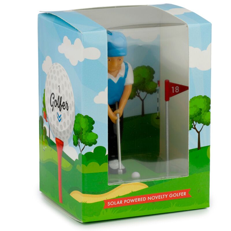 Figurine de copain solaire golfeur
