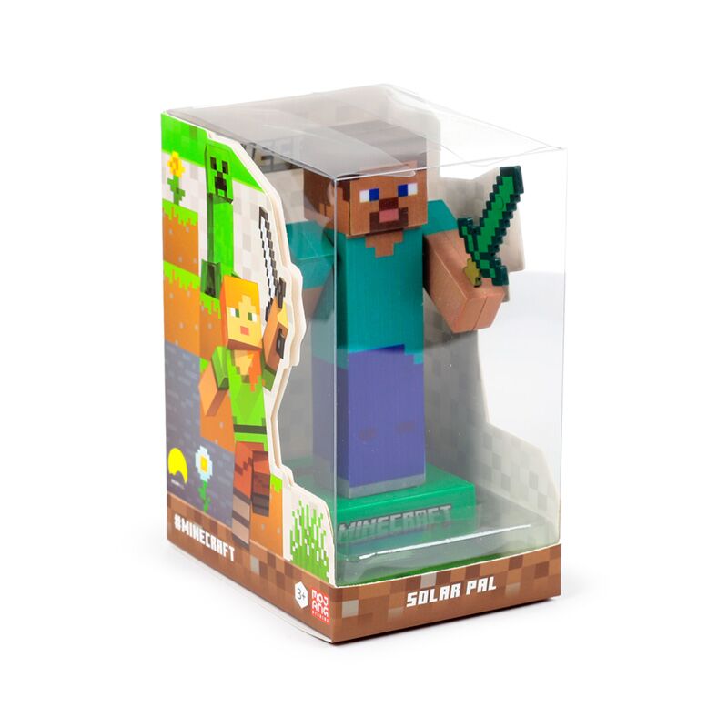 Minecraft Steve Zonnecel Solar Pal Poppetje