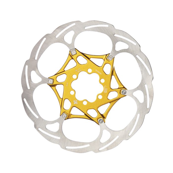 Disque Formula 2 pièces - 6 boulons - ø180mm - or