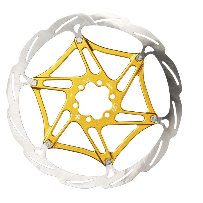 Disque Formula 2 pièces - 6 boulons - ø203mm - or