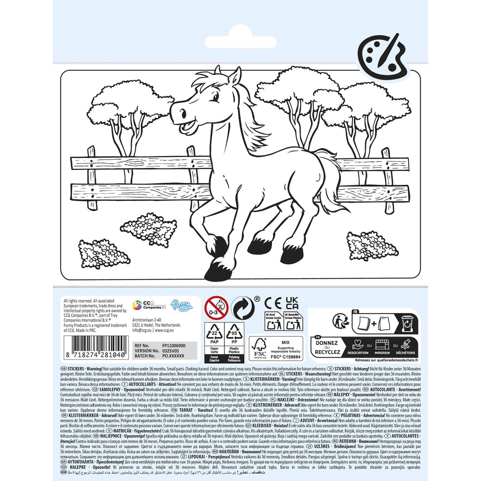 Horses de niveau d'autocollants