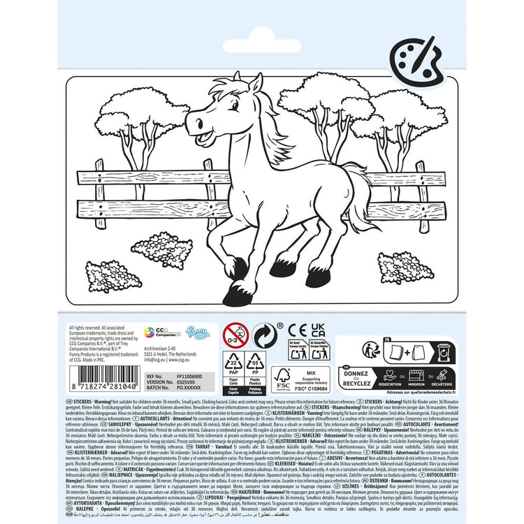 Horses de niveau d'autocollants