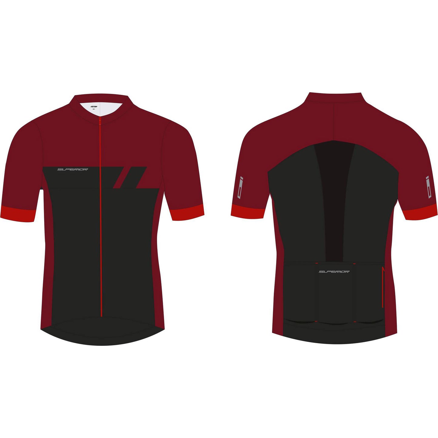 Maillot vtt supérieur rouge tibétain