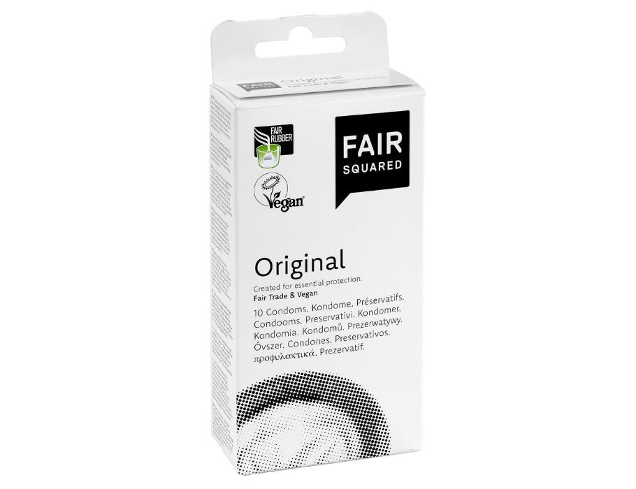 Condoms carrés équitables d'origine 10e