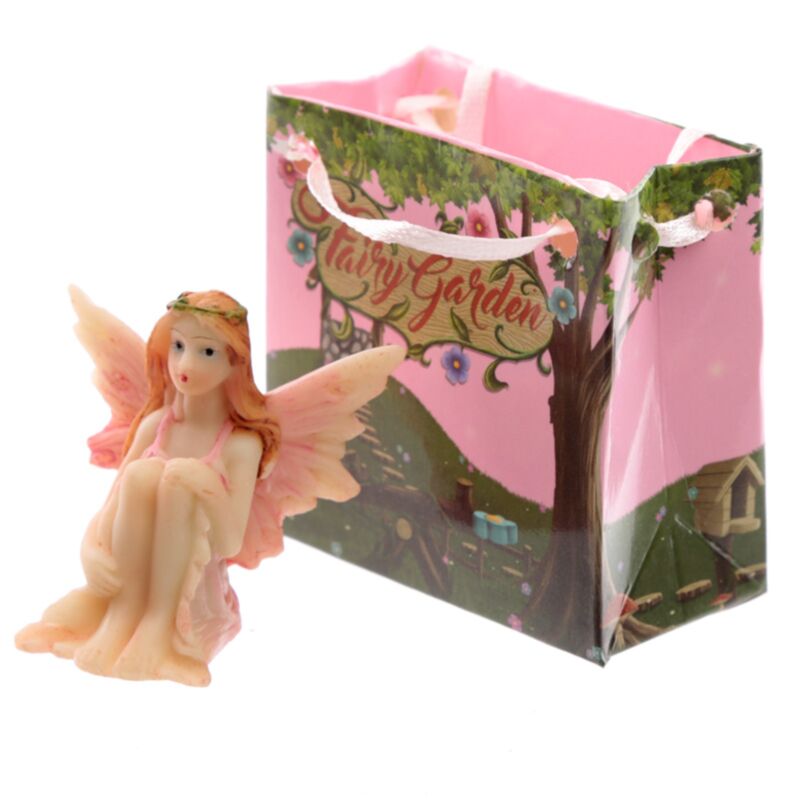 Frais de jardin de frais de fleurs dans un mini sac cadeau