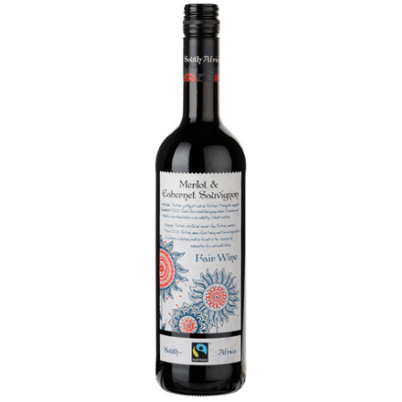 Merlot cabernet sauvignon équitable (0,75 litre)