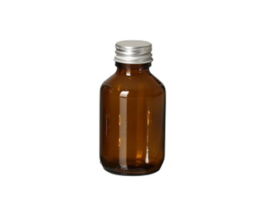 Bouteille en verre à carré juste avec bonnet vide 100 ml
