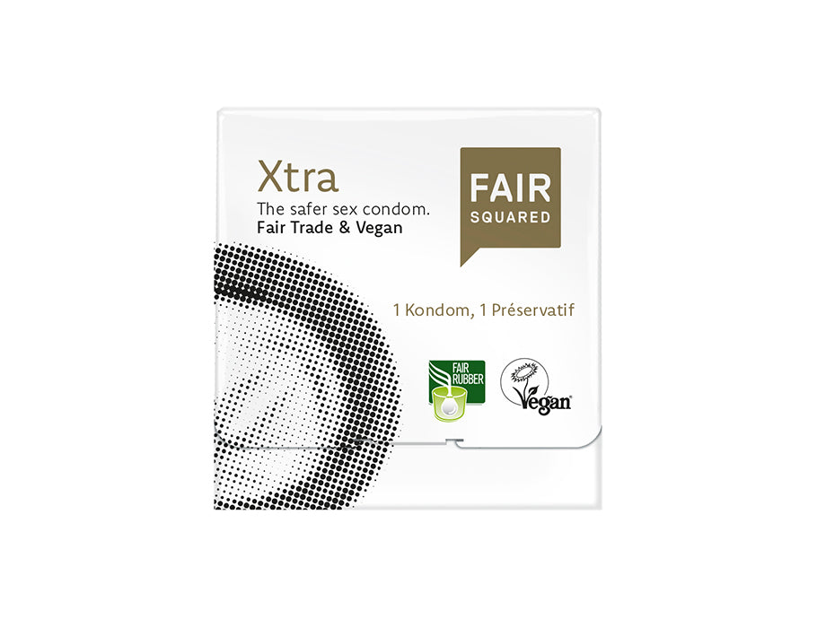 Condom au carré équitable - Extra Safe - 1 pièce