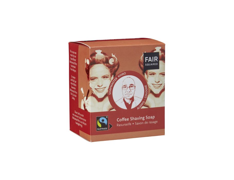 Café de savon à rasage fixe au carré juste 160 grammes
