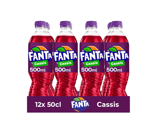 Bouchon Fanta cassis (12x 50cl)