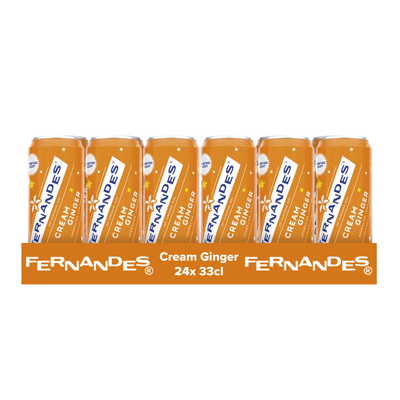 Canette de gingembre crème Fernandes (24x 33cl)