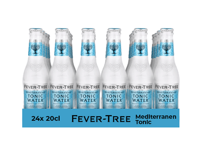 Bouteille d'eau tonique méditerranéenne Fever Tree (24x 20cl)