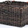 panier à vélo junior marron 30 litres