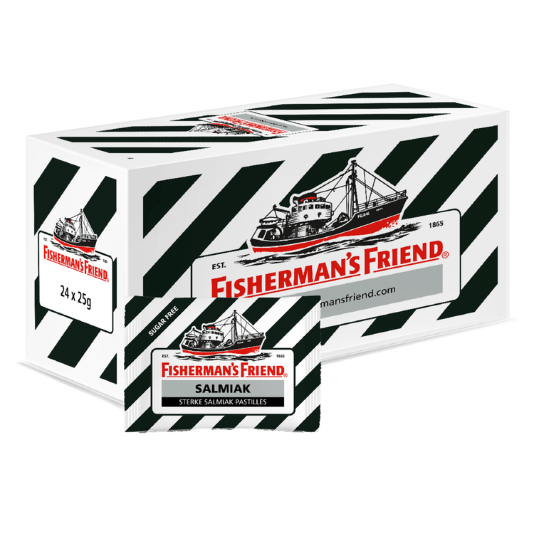 Salmiak ami du pêcheur noir sans sucre (24x 25gr)