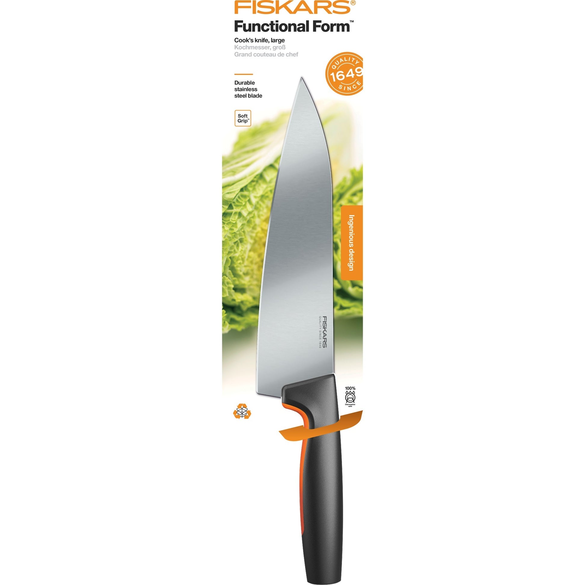 Fiskars Functional Form Grand couteau de chef 199 mm
